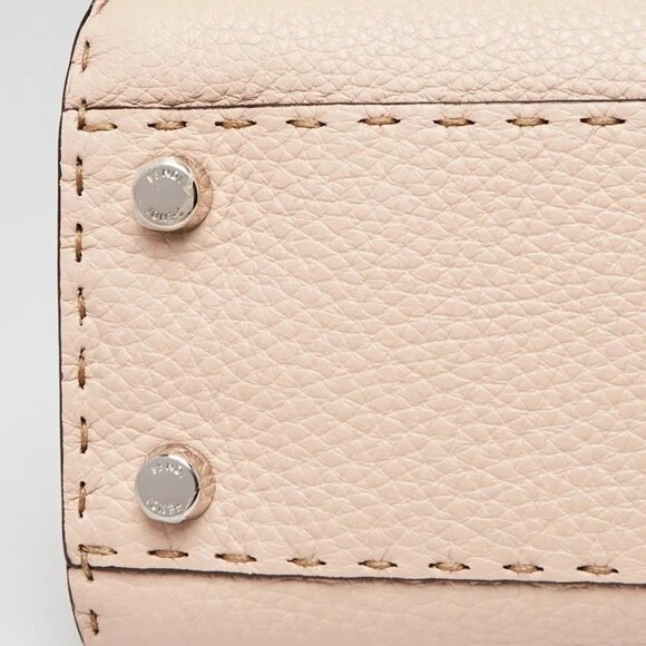 Fendi Beige Selleria Leather Peekaboo Bag 8BN302 - Picture 5 of 12